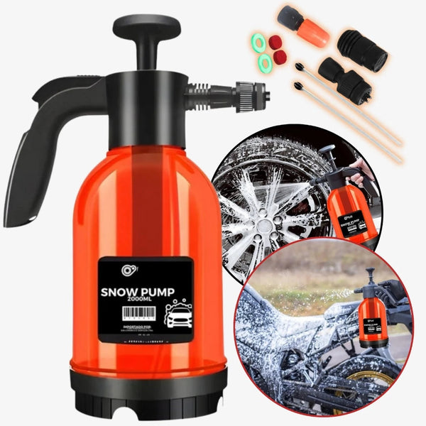 Pulverizador de Espuma 3 em 1 SnowPump - Profissional Premium