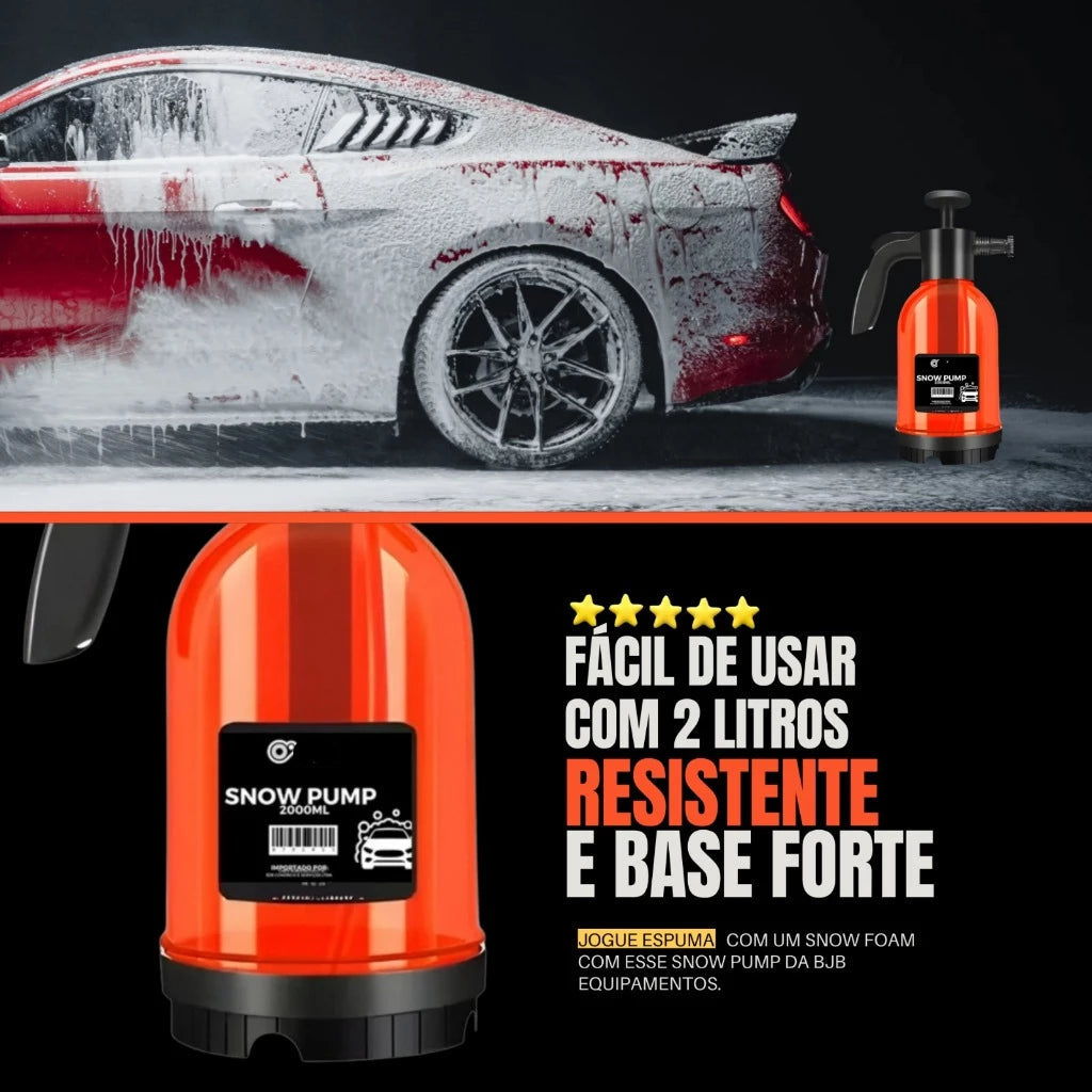 Pulverizador de Espuma 3 em 1 SnowPump - Profissional Premium