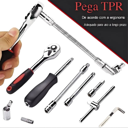 Jogo De Chave Catraca -  46 Peças