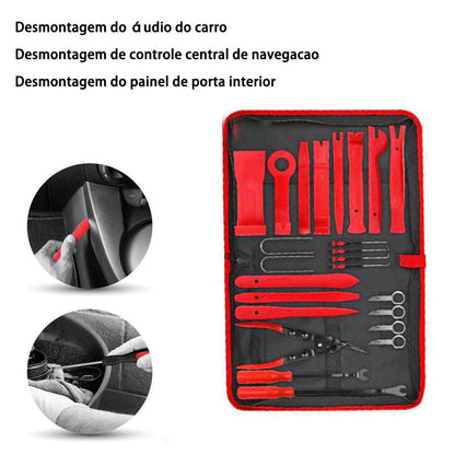 🚗 Conjunto de Ferramentas para Remoção de Presilhas Automotivas - 24 Peças