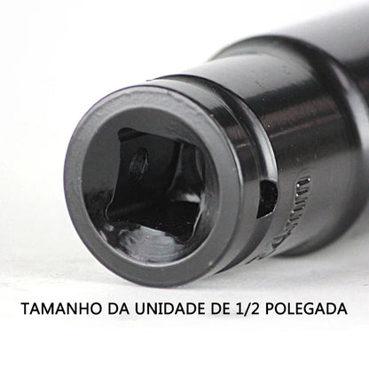 Jogo de Soquetes de Impacto Longo 8mm - 32mm - 20 Peças