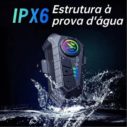 Fone de Ouvido para Capacete V10 - Chamadas Mãos Livres