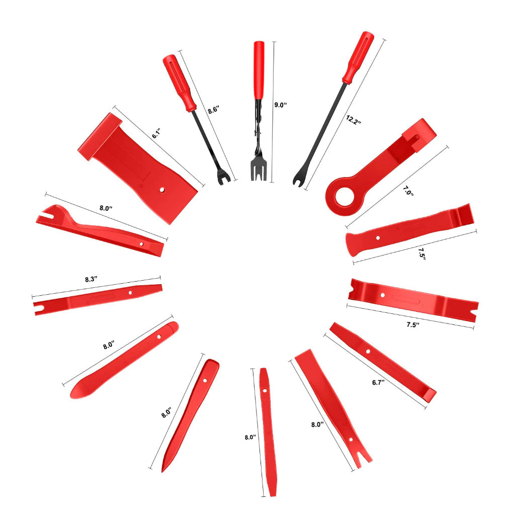 🚗 Conjunto de Ferramentas para Remoção de Presilhas Automotivas - 24 Peças