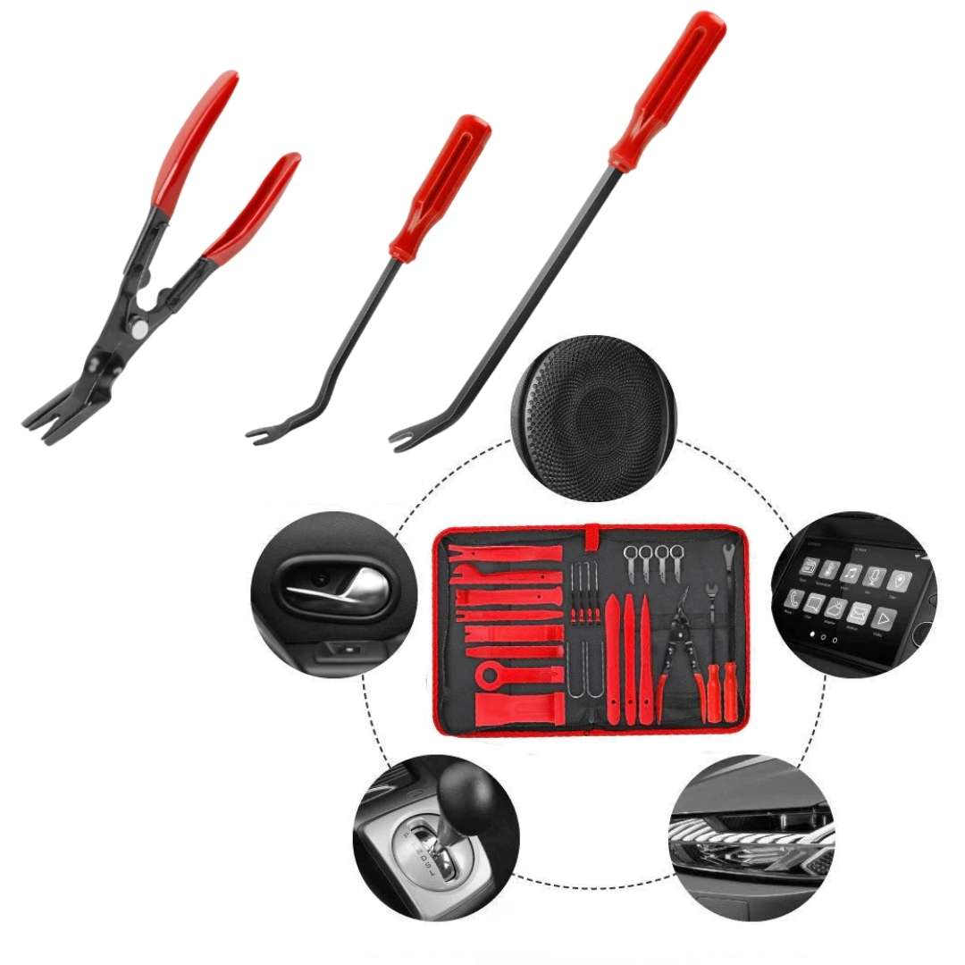 🚗 Conjunto de Ferramentas para Remoção de Presilhas Automotivas - 24 Peças