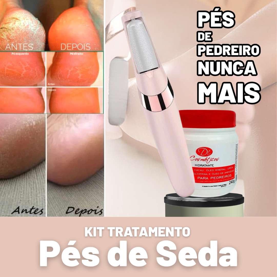 Kit Tratamento Pés de Sede (Lixa + Hidratante)