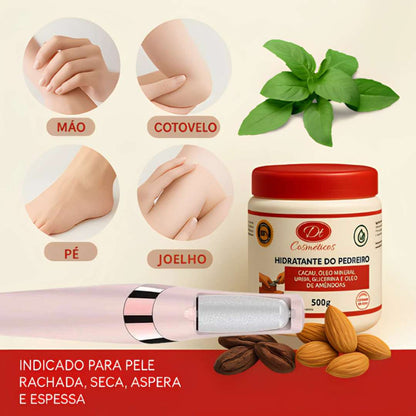 Kit Tratamento Pés de Sede (Lixa + Hidratante)