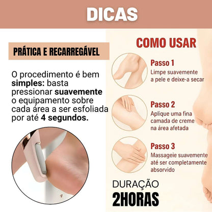 Kit Tratamento Pés de Sede (Lixa + Hidratante)