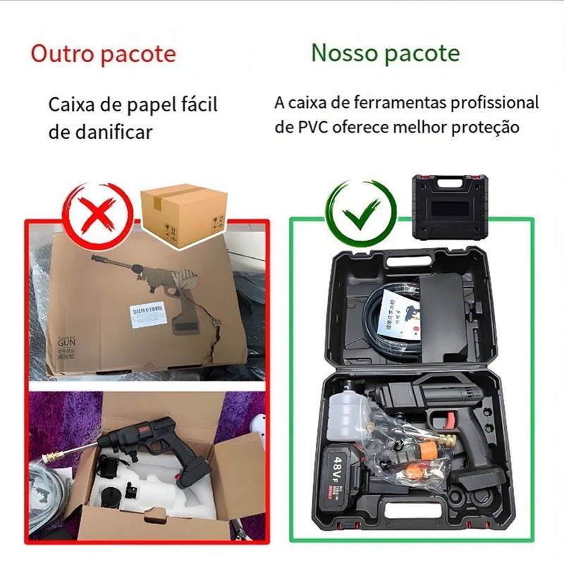 Pistola de Alta Pressão HydroForce - 2 Baterias de 96V