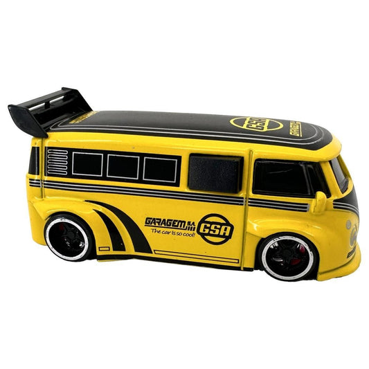 Miniatura Die Cast Furgão Amarelo Escala 1:58 - Coleção | AMZ Para Você