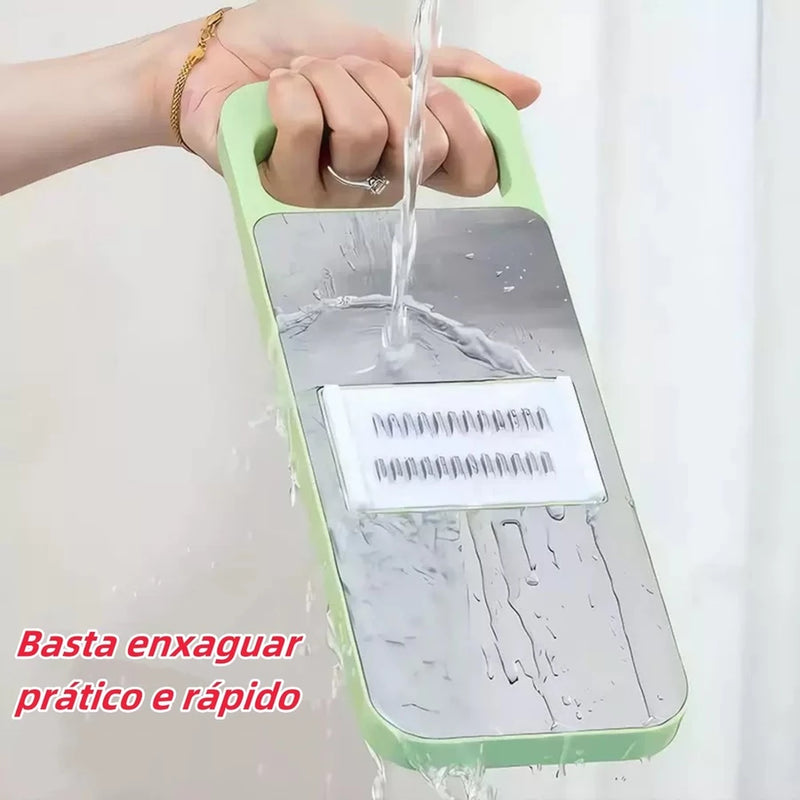 CortaFácil Pro - Cortador e Ralador de Legumes 5 em 1 Multifuncional