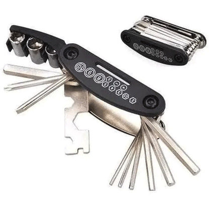 Kit Reparo Bicicleta Canivete 13 Funções + Chave Allen Bike - AMZ