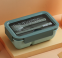 LUNCHBox Pro: Lancheira Antivazamento, Durável e Segura para Micro-Ondas + brinde (Colher Inclusa)