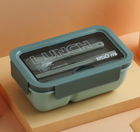 LUNCHBox Pro: Lancheira Antivazamento, Durável e Segura para Micro-Ondas + brinde (Colher Inclusa)