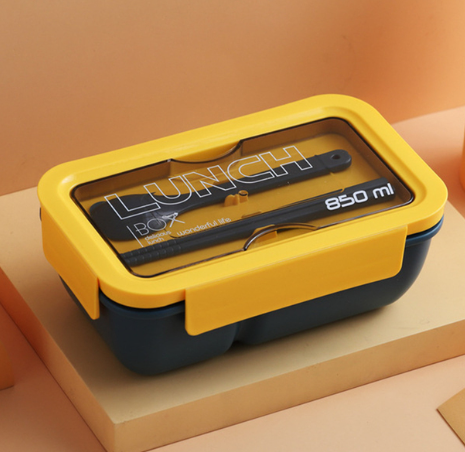 LUNCHBox Pro: Lancheira Antivazamento, Durável e Segura para Micro-Ondas + brinde (Colher Inclusa)